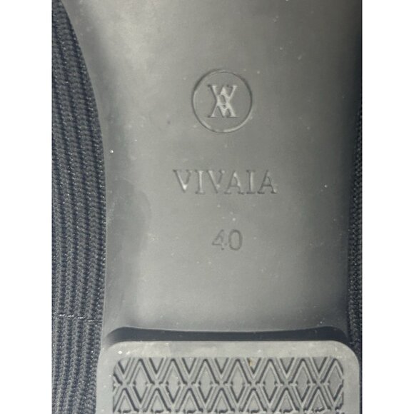 Vivaia Margot 2.0 Square Toe V-Cut Flats Black Washable Shoes NWOB 9-9.5 EU 40 - Picture 8 of 8